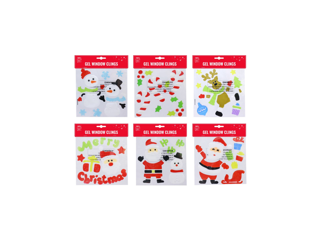 Christmas Window Gel Clings