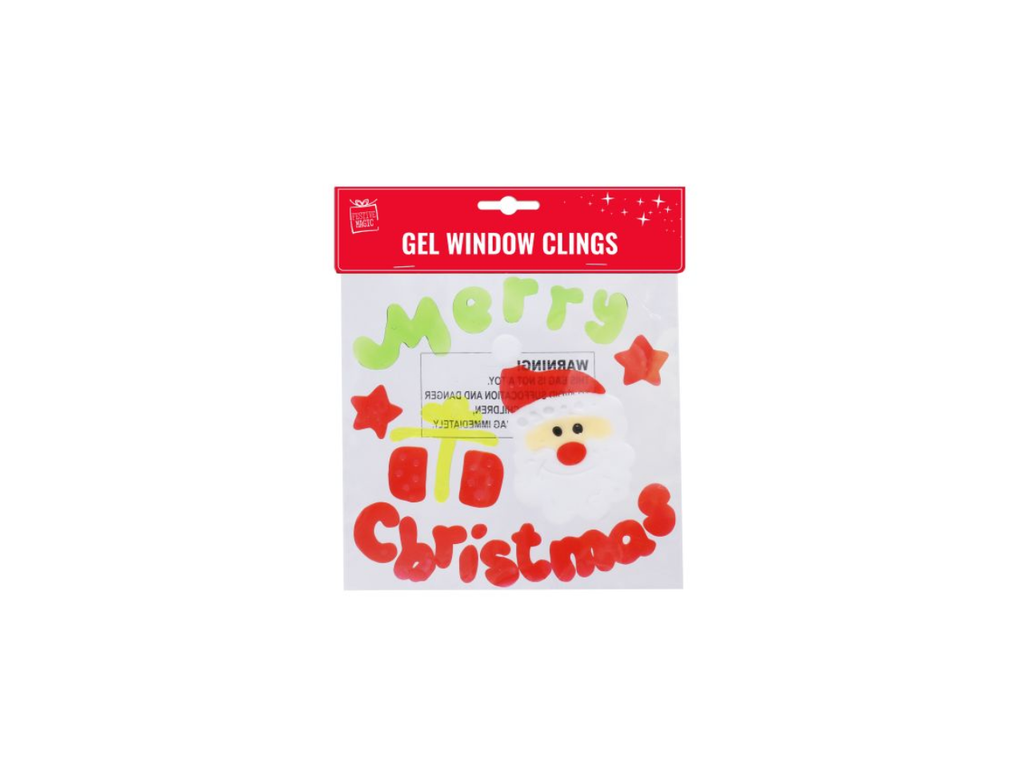 Christmas Window Gel Clings