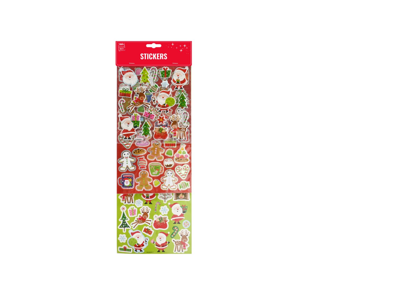 Christmas Santa Sticker Sheets | 3Pcs