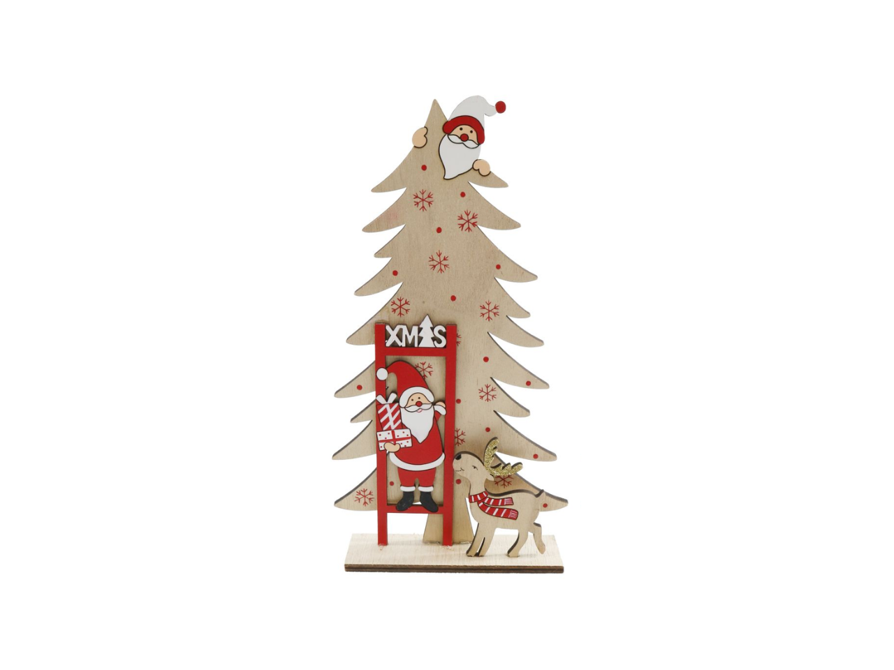 Table Tree With Santa Climbing Decoration