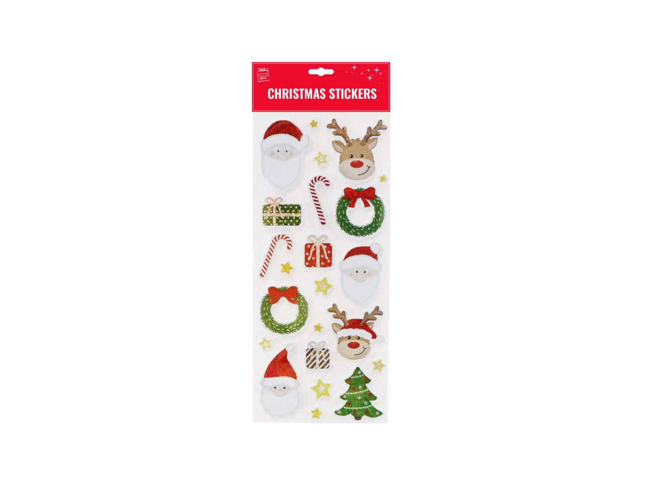 Foam Laser Christmas Stickers