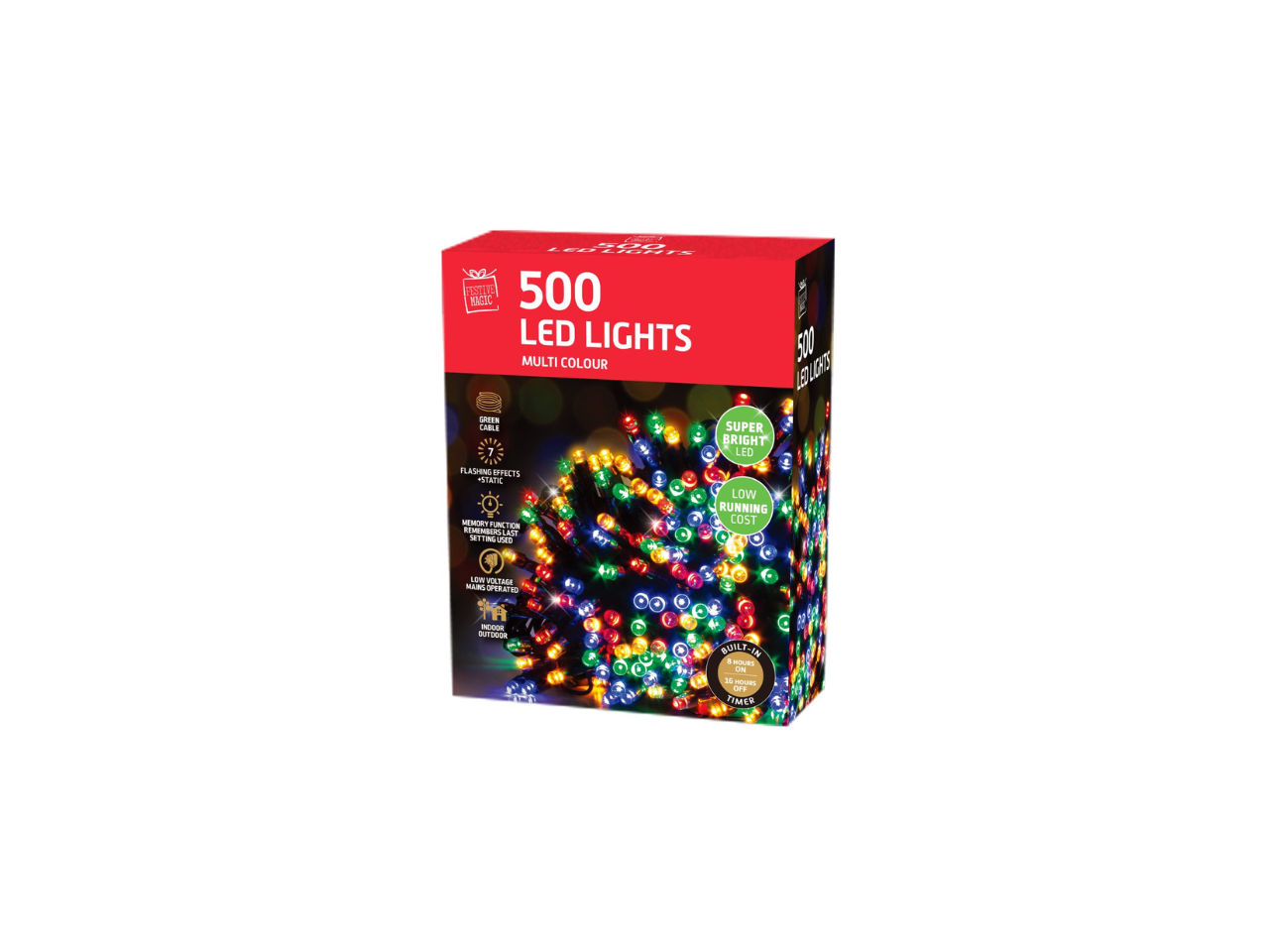 500 Multi Colour Lights | LED