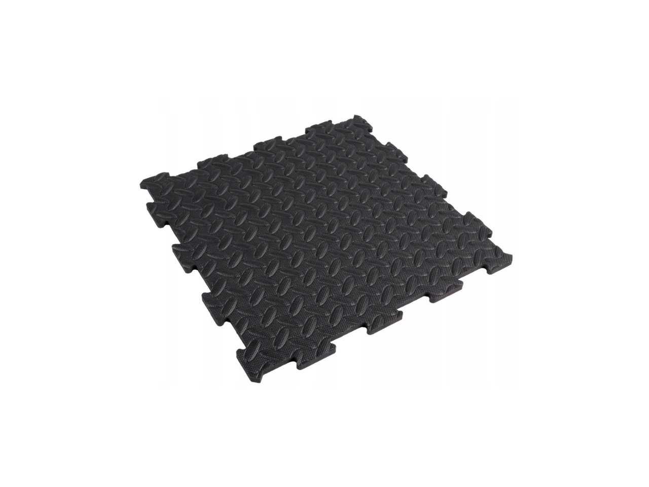 Black Floormat | 4 Pcs