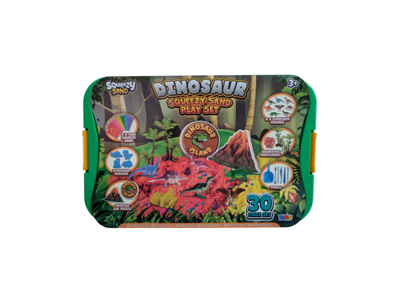 Dinosaur Squeezy Sand Play Set