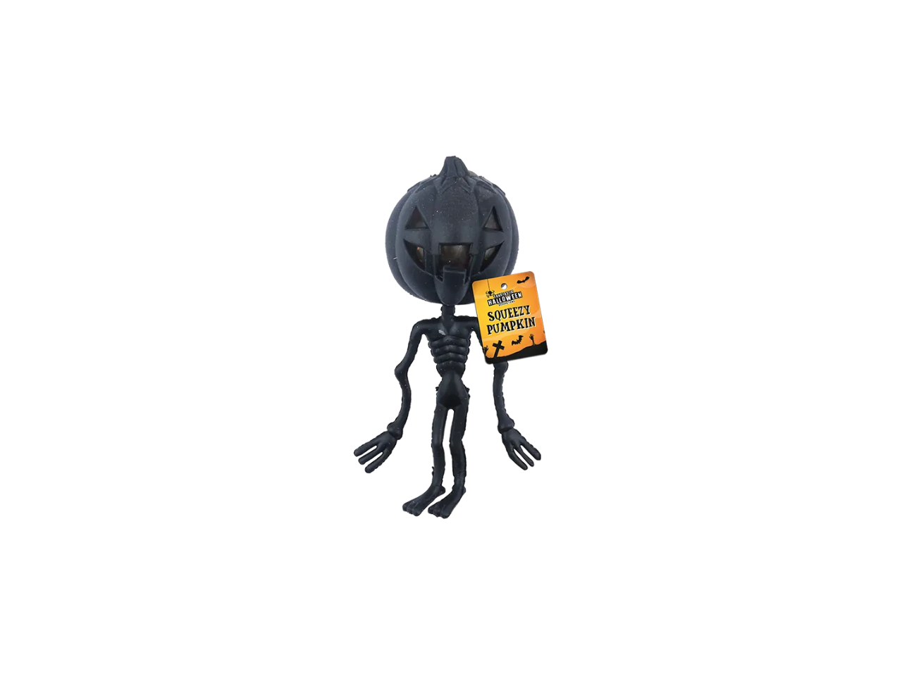 Halloween Squeeze Pumpkin Toy with Beads