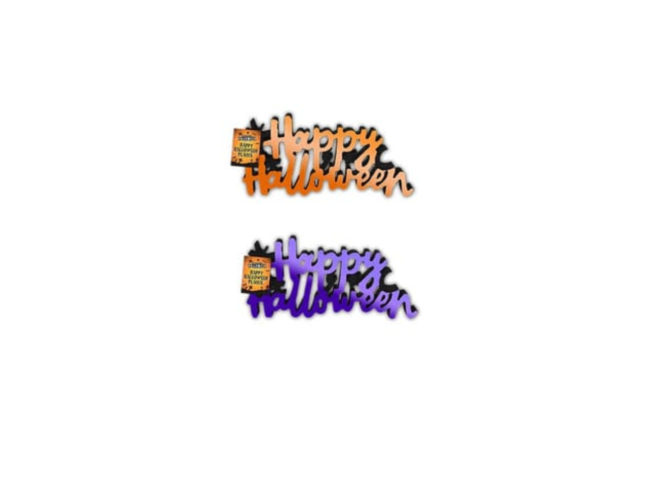 Happy Halloween Plaque |  25cm