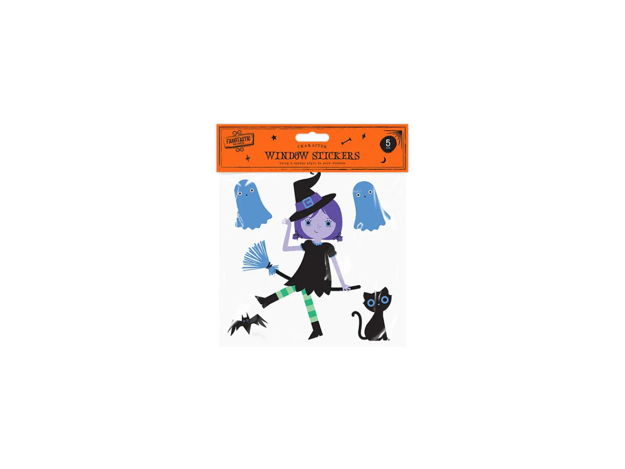 Halloween Character Gel Window Stickers | 19cm