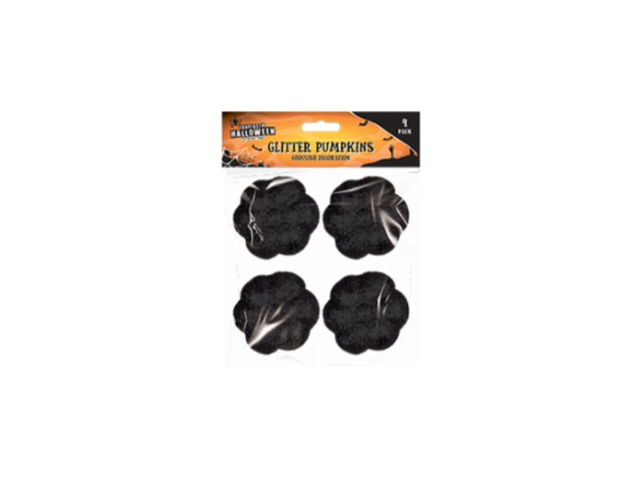 Mini Glitter Pumpkins | 4Pcs