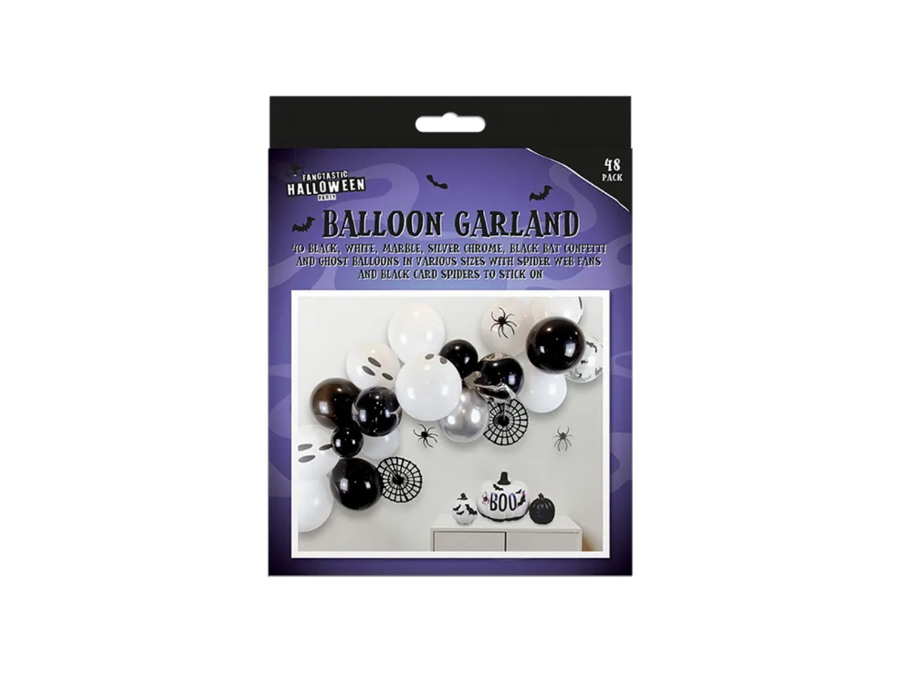 Halloween Balloon Garland | 48Pcs