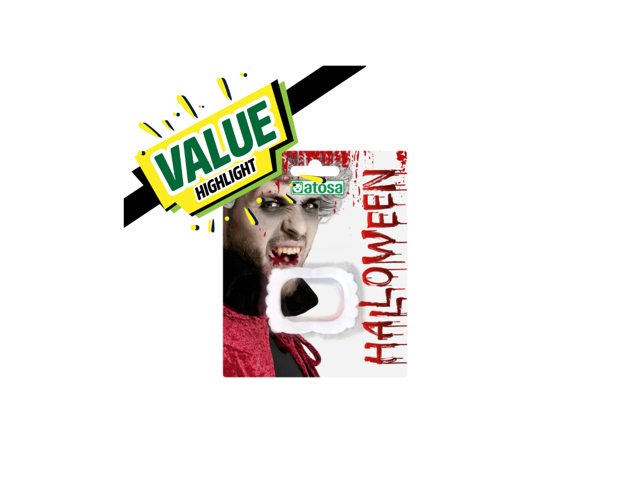 Adult Halloween Vampire Denture | 1Pc