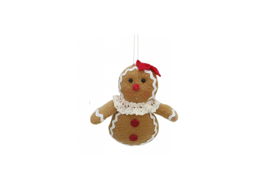 Gingerbread Plush Ornament