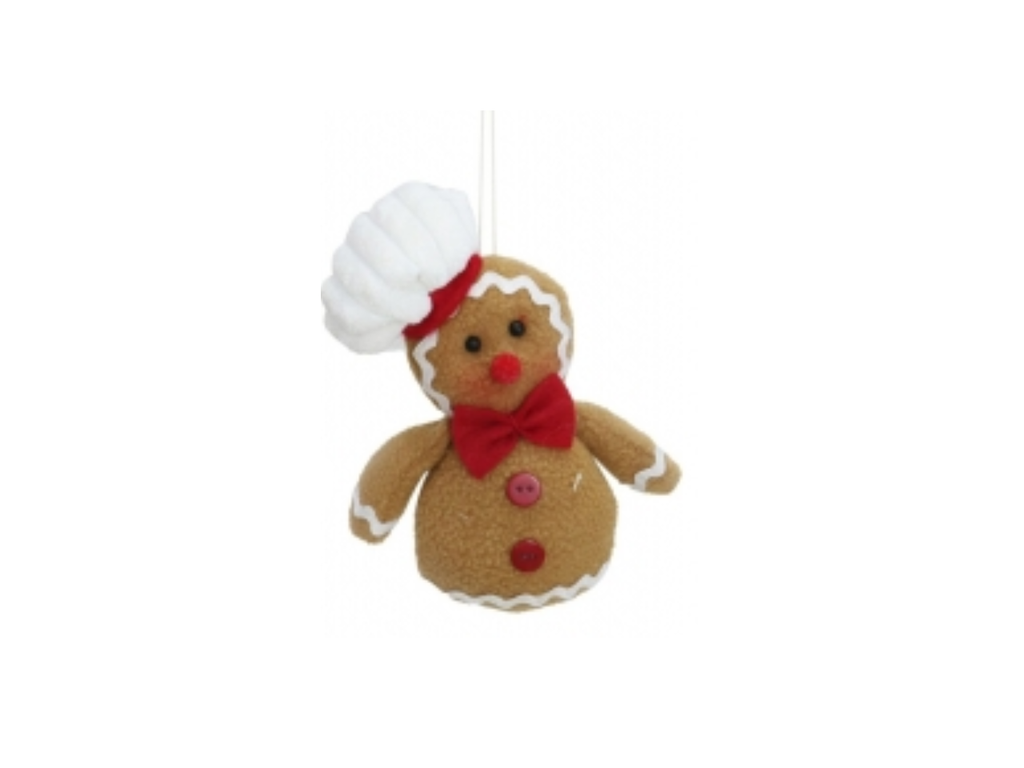 Gingerbread Plush Ornament