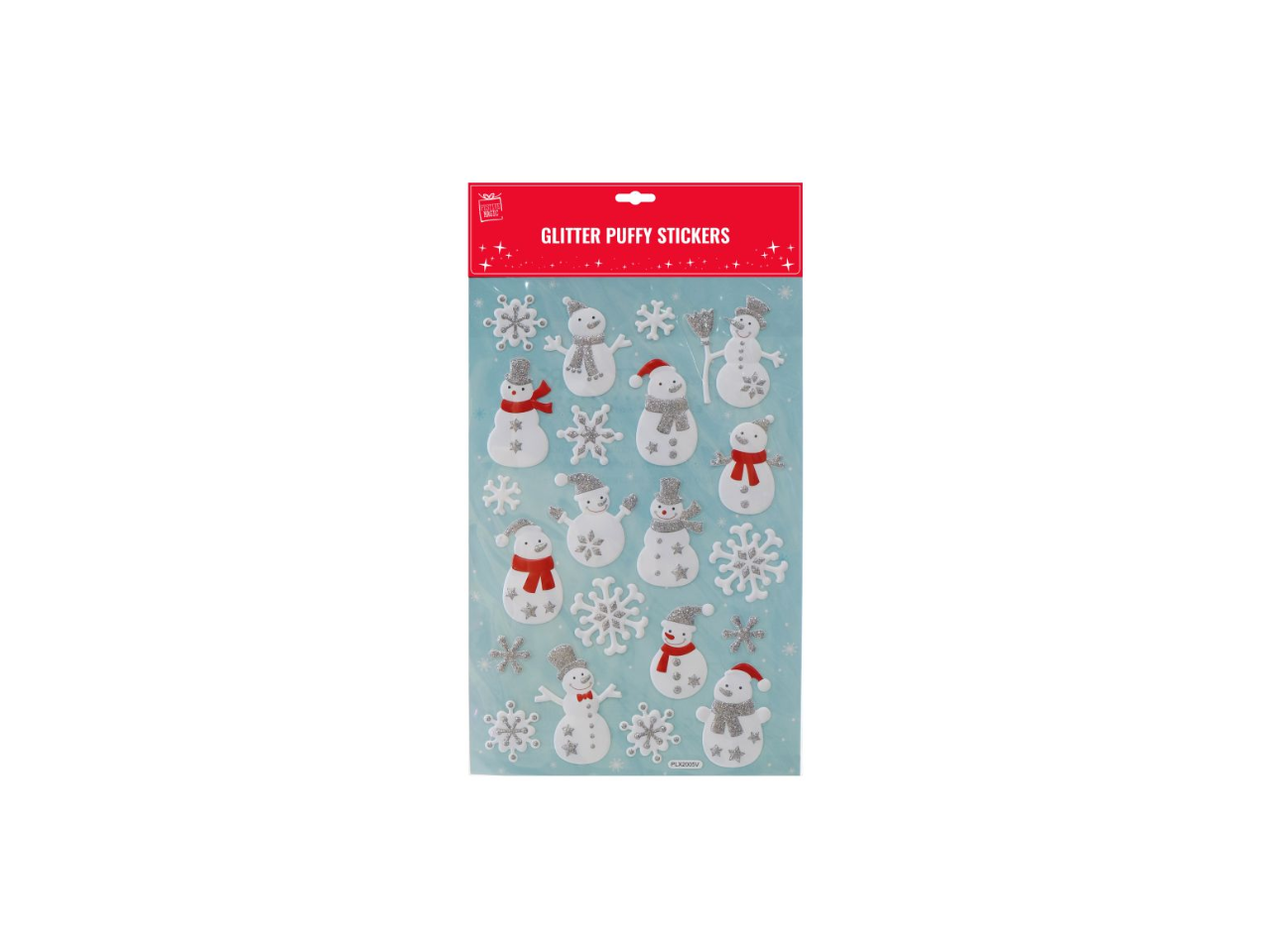 Christmas Glittery Puffy Stickers