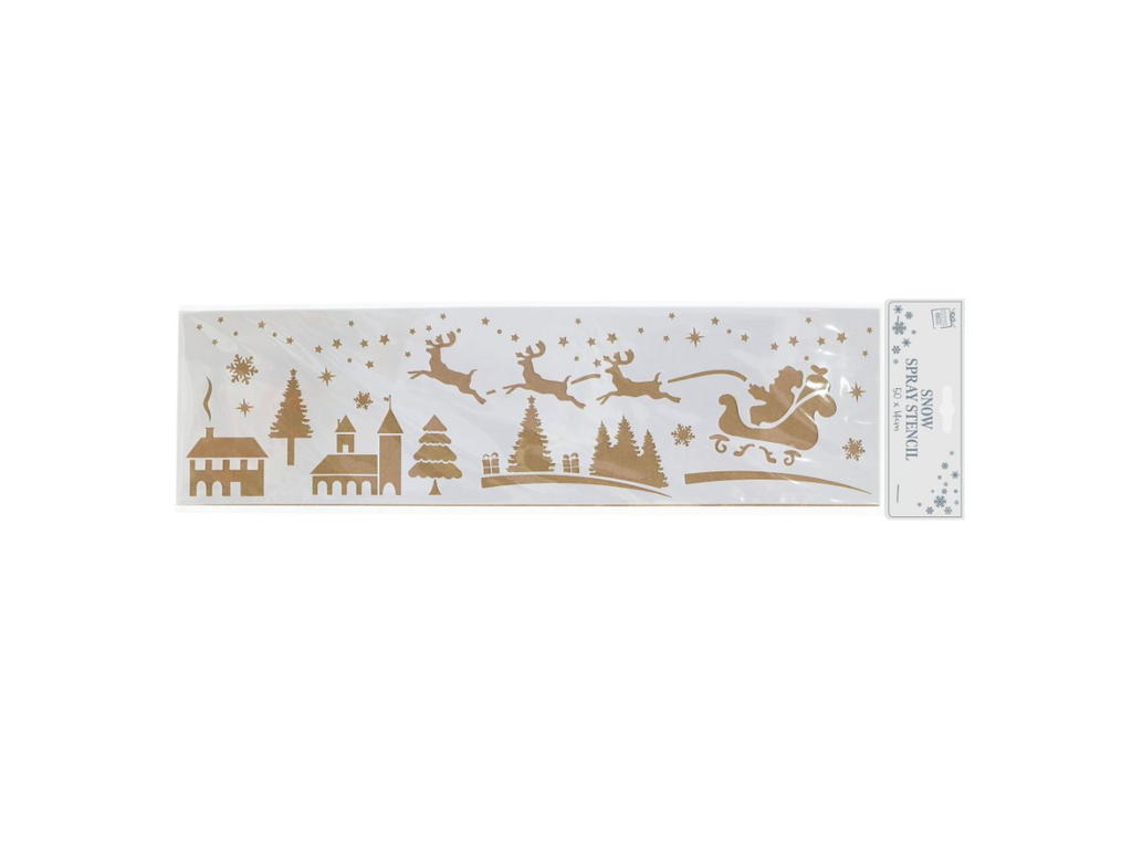 Christmas Snow Spray Stencil | 50X14CM