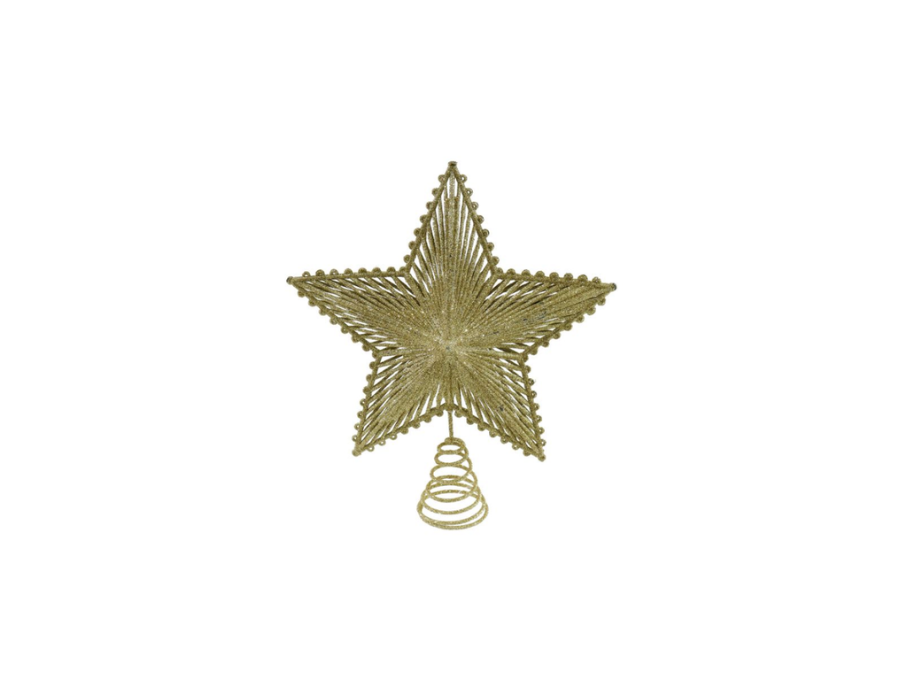 3D Glitter Star Topper