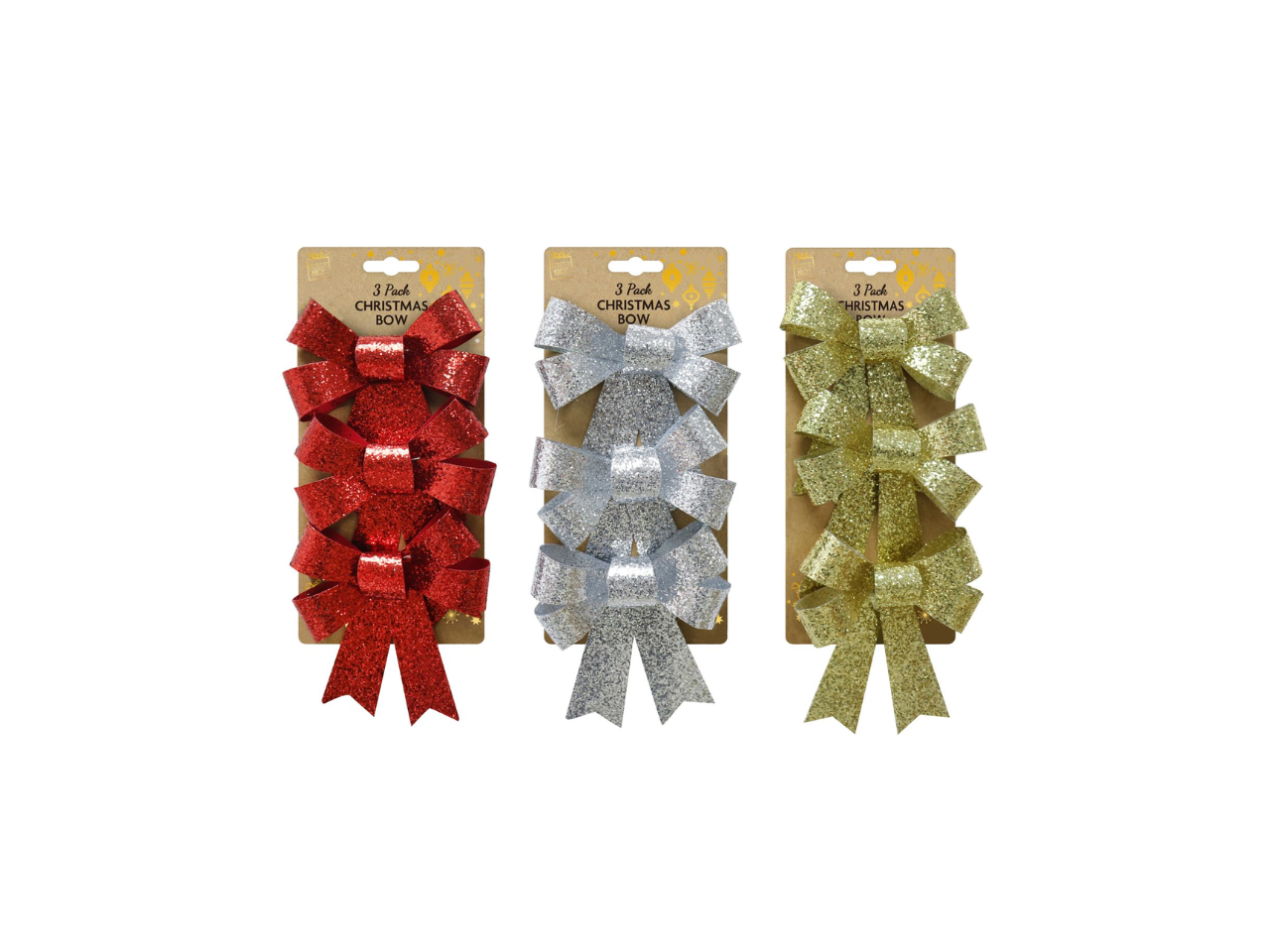 Christmas Bow | 3 Pack