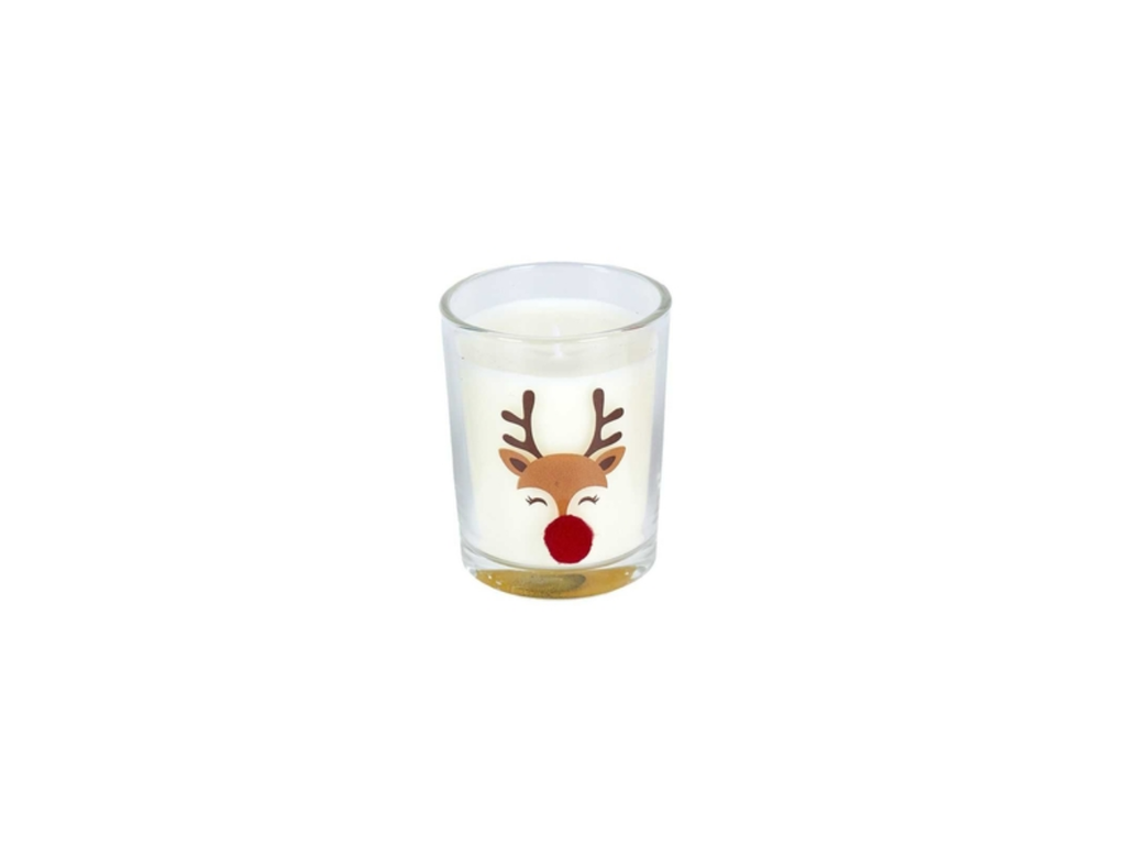 Christmas Scented Candle with PomPom | 45g