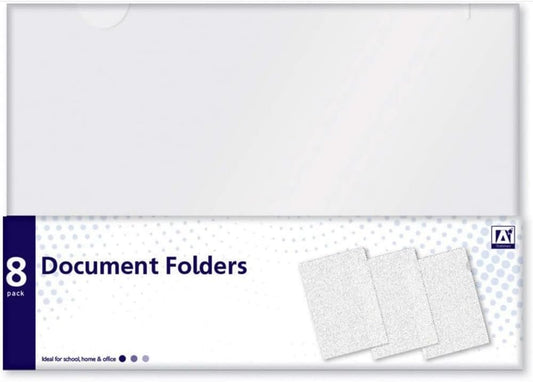 Pack of 8 Document Folders