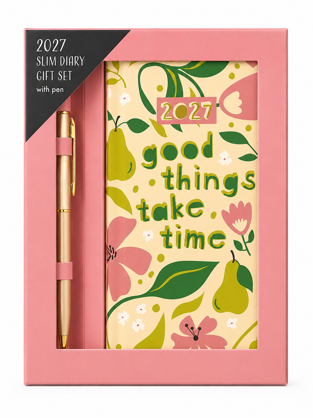 Slim Diary Gift Set With Pen