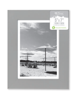 Nottingham Glass Frame Grey 5X7