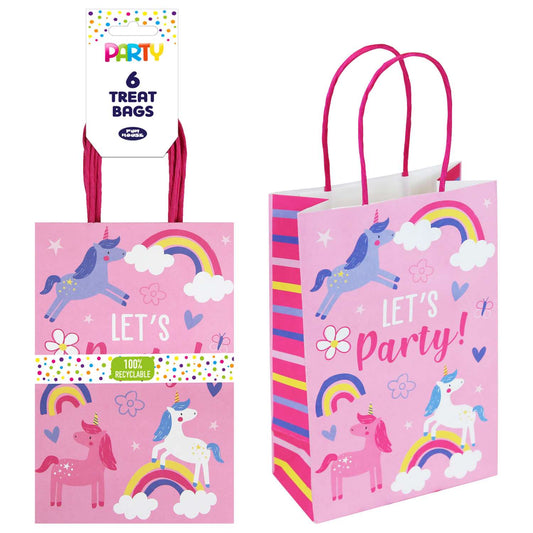 Unicorn Party treat bags | 6 Pcs