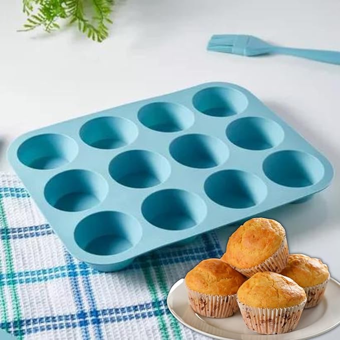 Muffin Pan | Silicone 12 Cup