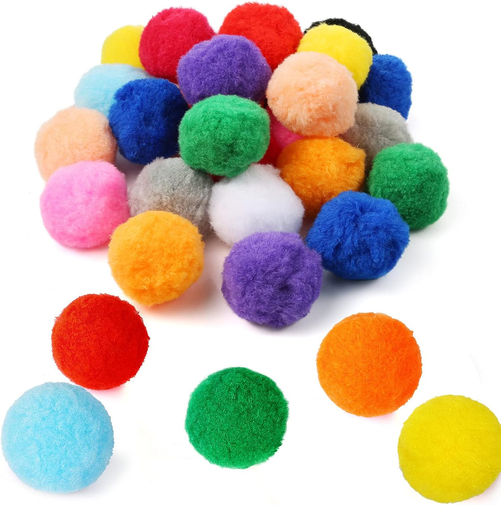 Acrylic Mixed Pompom Set | 320 Pcs