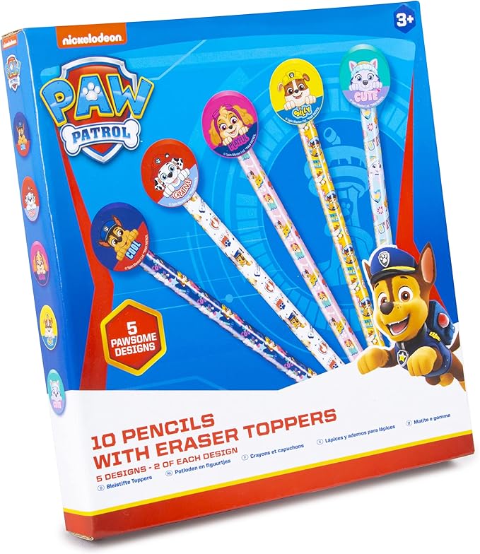 Paw Patrol Pencils With Eraser