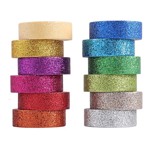 Glitter Tape| Pack of 8