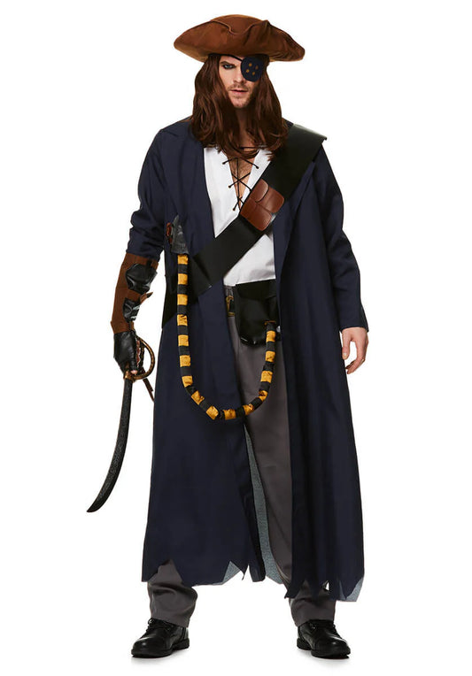 Male Pirate Costume | Size Medium