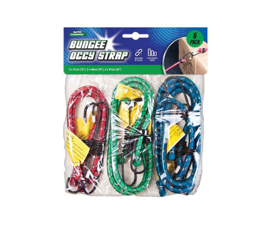 Stretch Cord Bungee Cord Baggage Rope 6pcs Pack