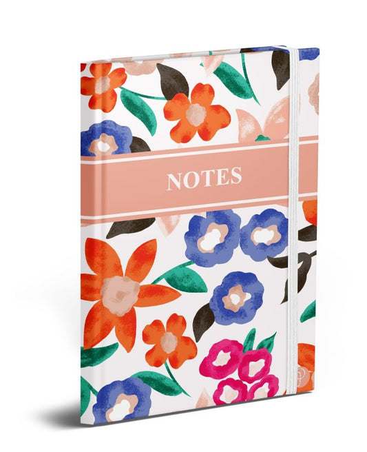 A6 Floral Notebook