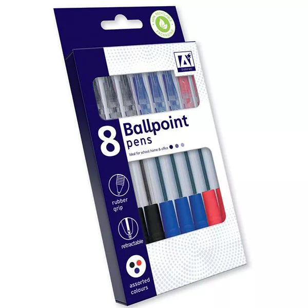 Pack of 8 Ballpoint pens