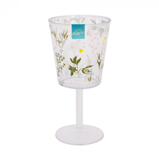 Wine Goblet With Daisy Print 380ML