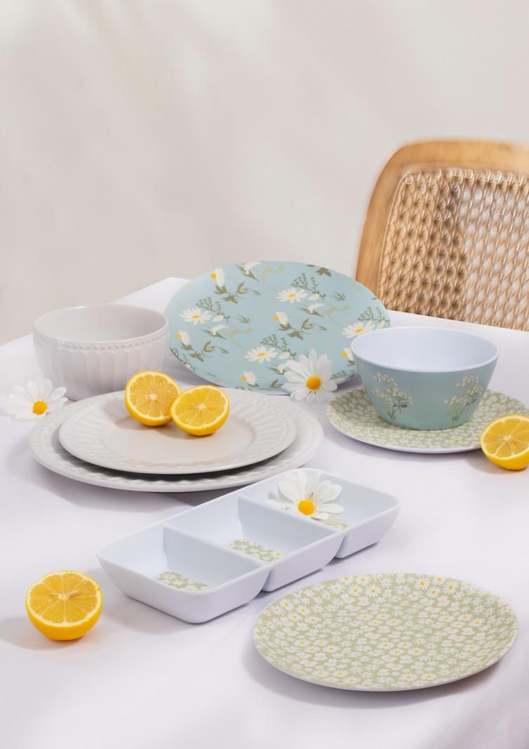 Bowl Melamine Blue Daisy  | 15CM