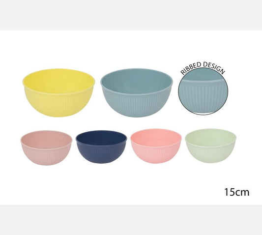 Ribbed Picnic Bowl