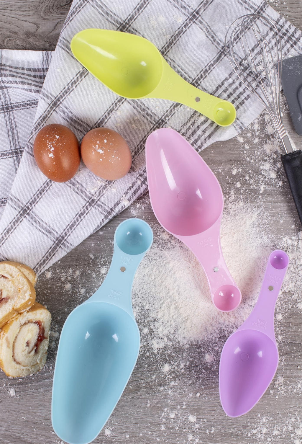 Measuring Spoons Set Of 4 |  Assorted Colours