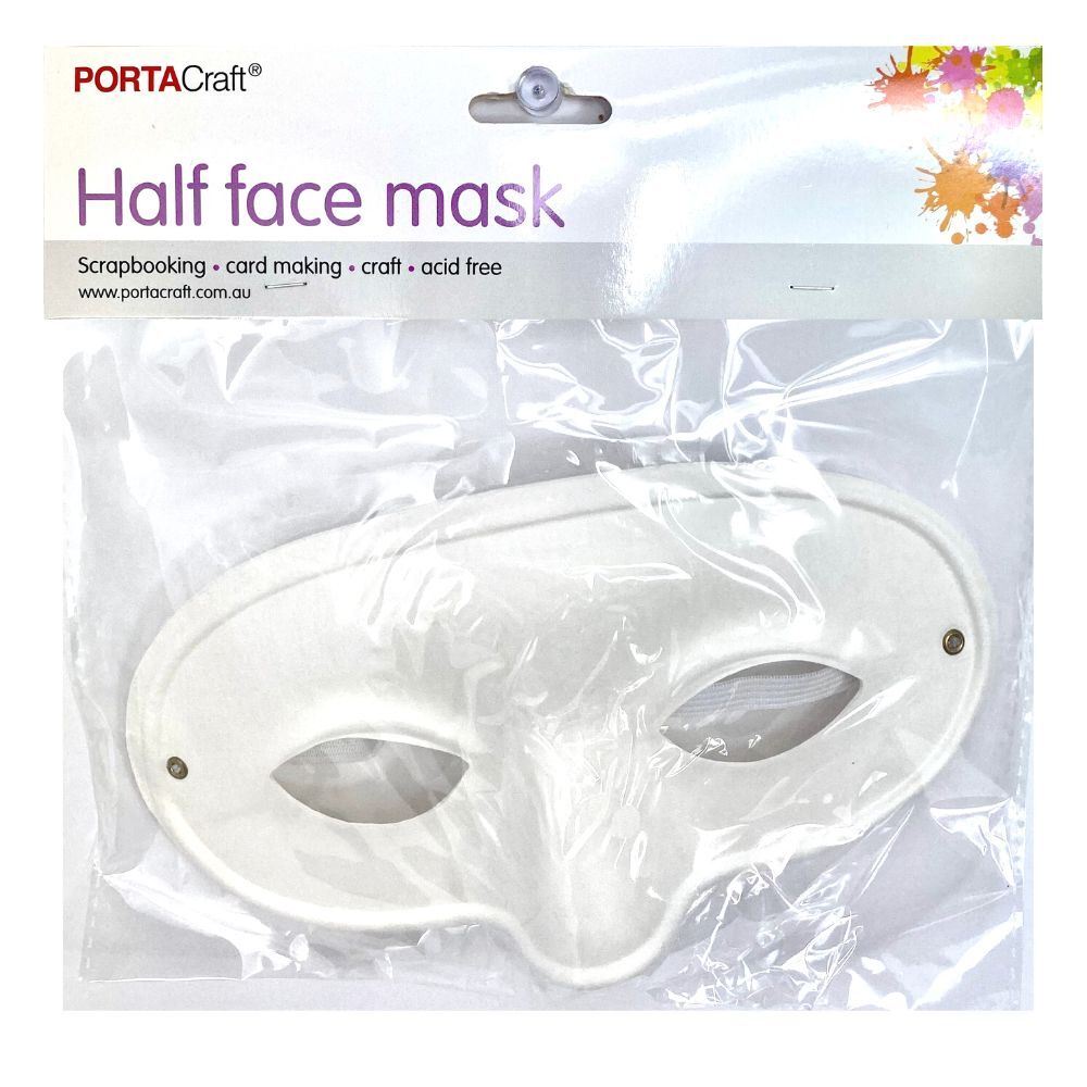 Papier Mache Mask - Half Face