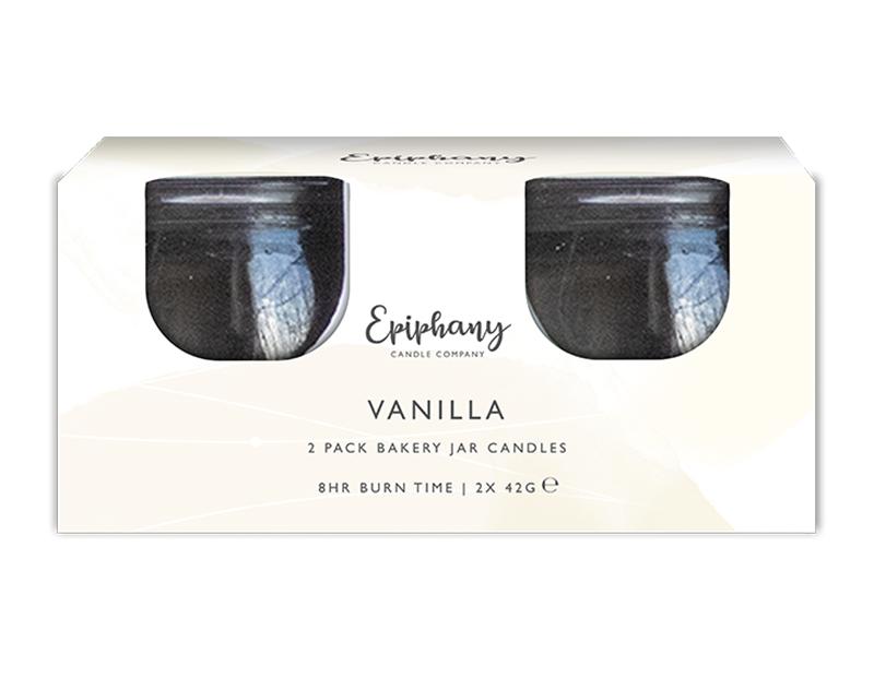 Pack of 2 Vanilla Bakery Jar Candles | 42G