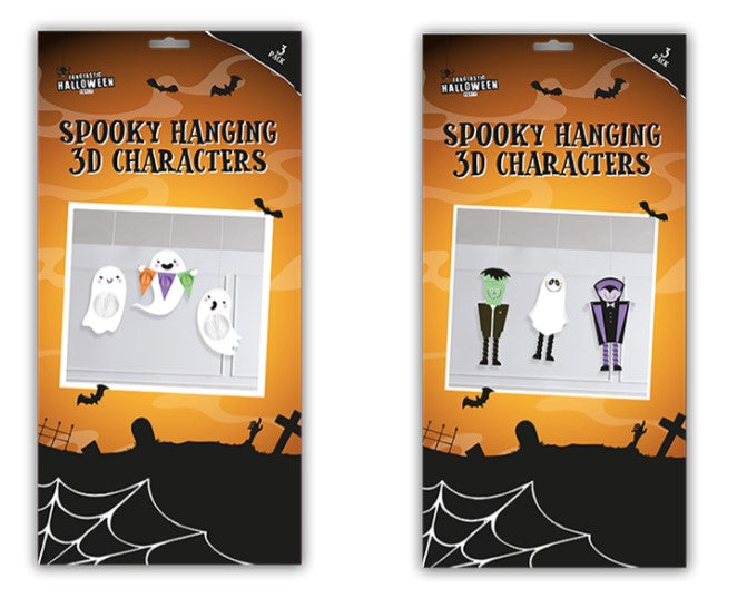 Spooky Hanging Characters | 3D