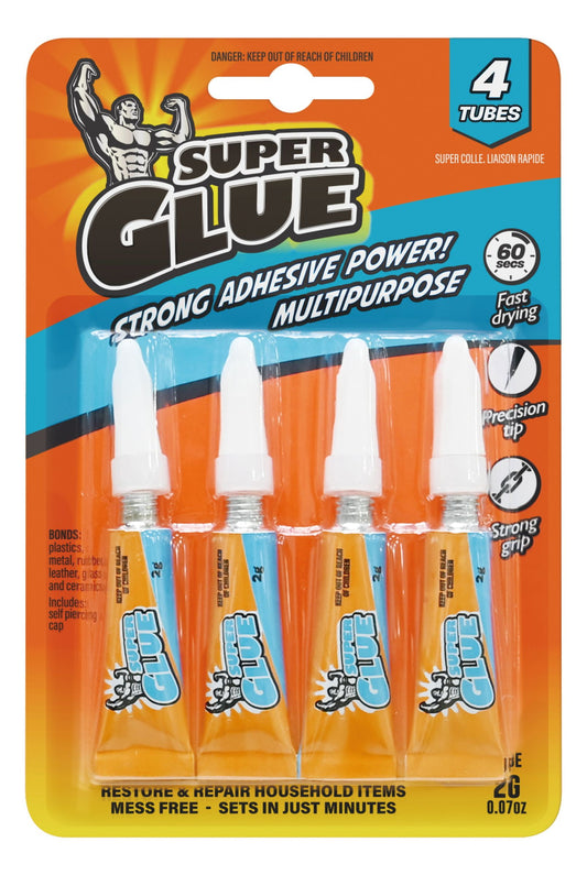 Super Glue | 4 Tubes | Fast Dry