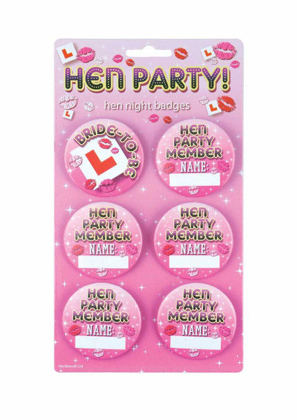 Hen Party Badges