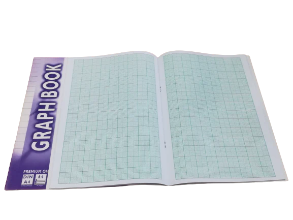 A4 Graph Book | 56 Pages – Tal-Lira
