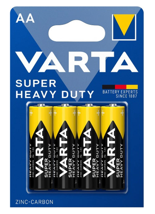 Battery VARTA Super Heavy Duty  | AA 4 Pcs