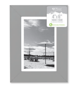 Nottingham Glass Frame Grey 4X6