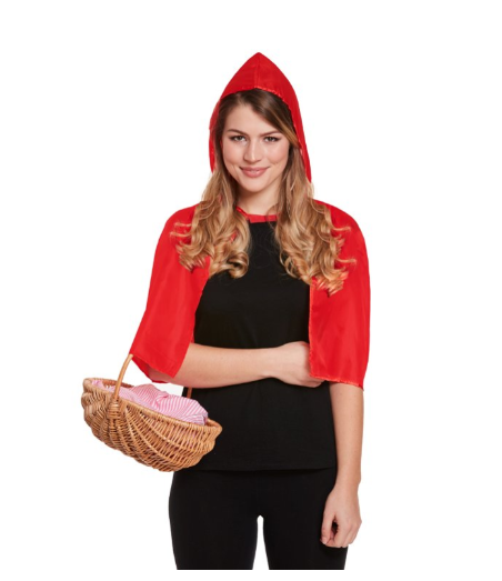 Red Hooded Cape | One Size