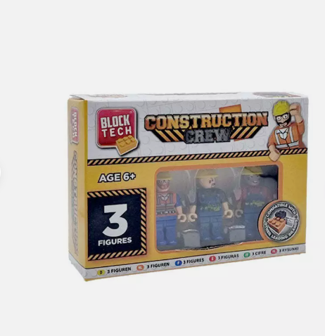 Construction Crew Block Tech | Set of 3