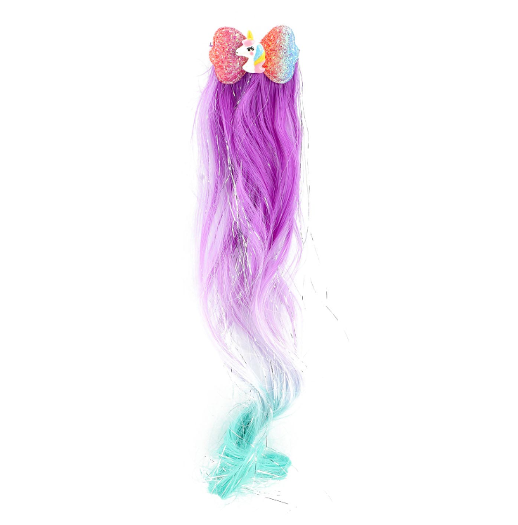 Dream Horse Hair Lock with Glitter Unicorn