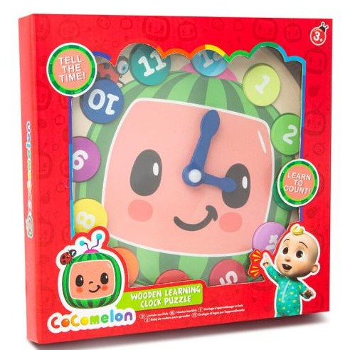 Cocomelon Wooden Learning Clock