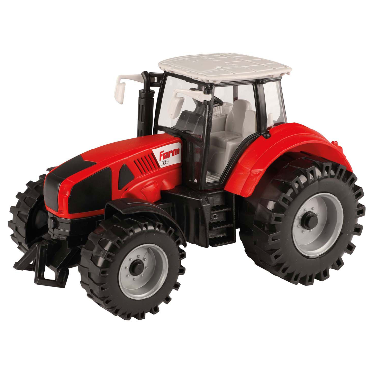 Tractor with Friction Red | 19 CM